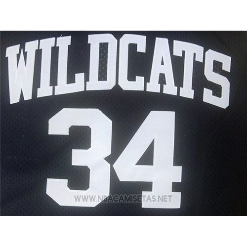 Camiseta Wildcats Len Bias NO 34 Negro